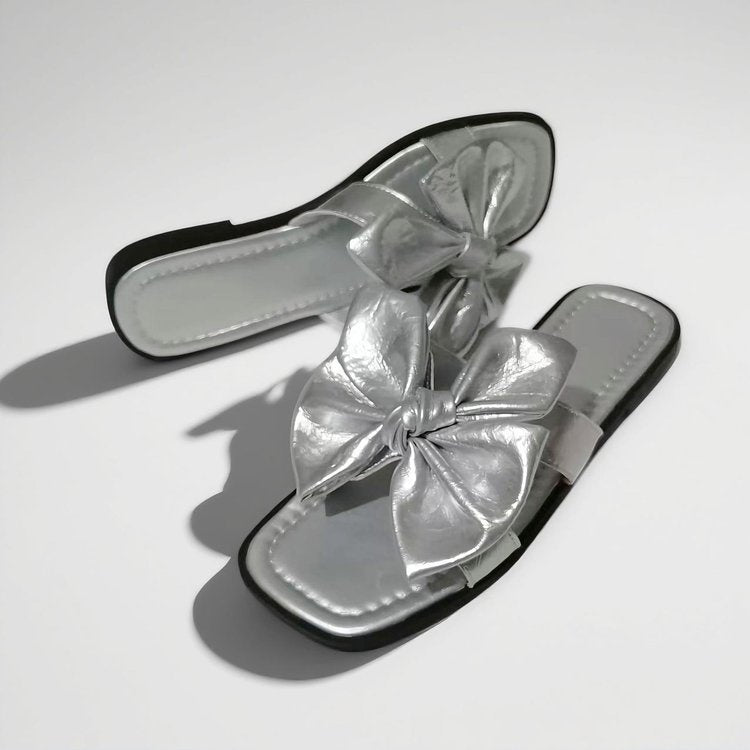 Women's Bow Slide Sandals