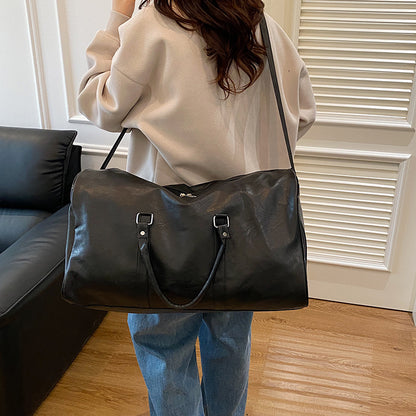 PU travel shoulder handbag