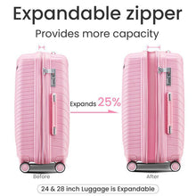 Pink Travel Luggage Set
