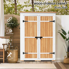 Wood Storage Shed for Garden Tool Cabinet