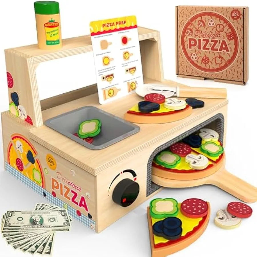 Wooden Pizza Toy