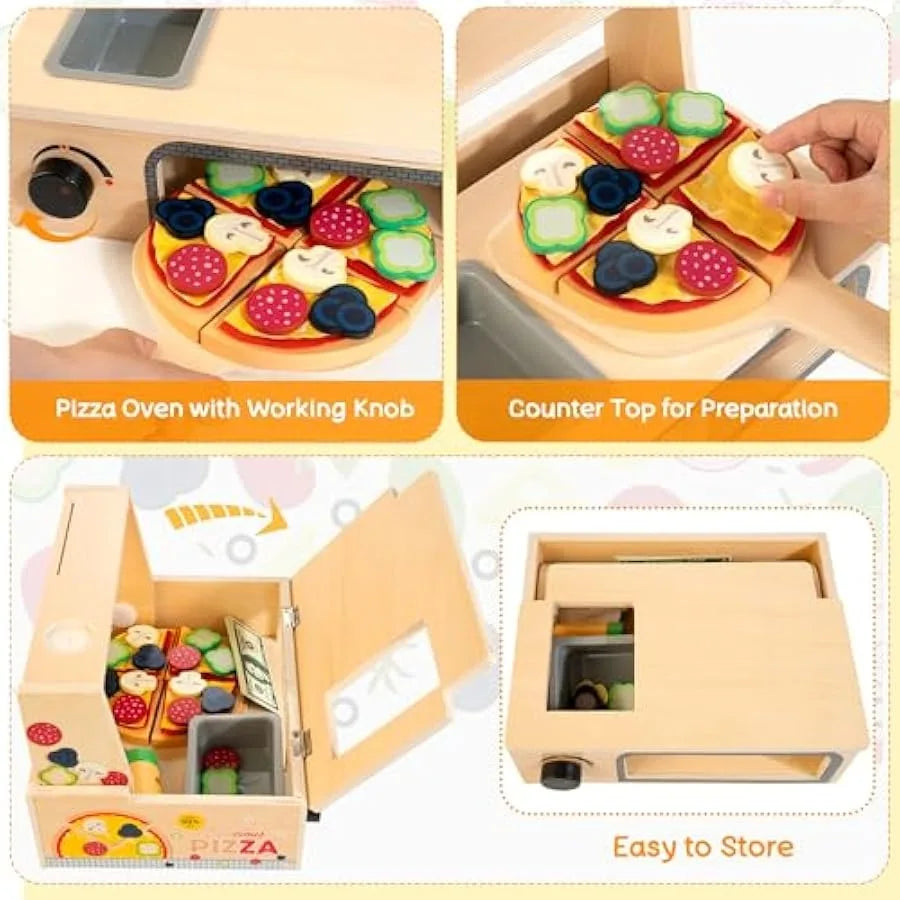 Wooden Pizza Toy
