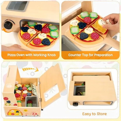 Wooden Pizza Toy