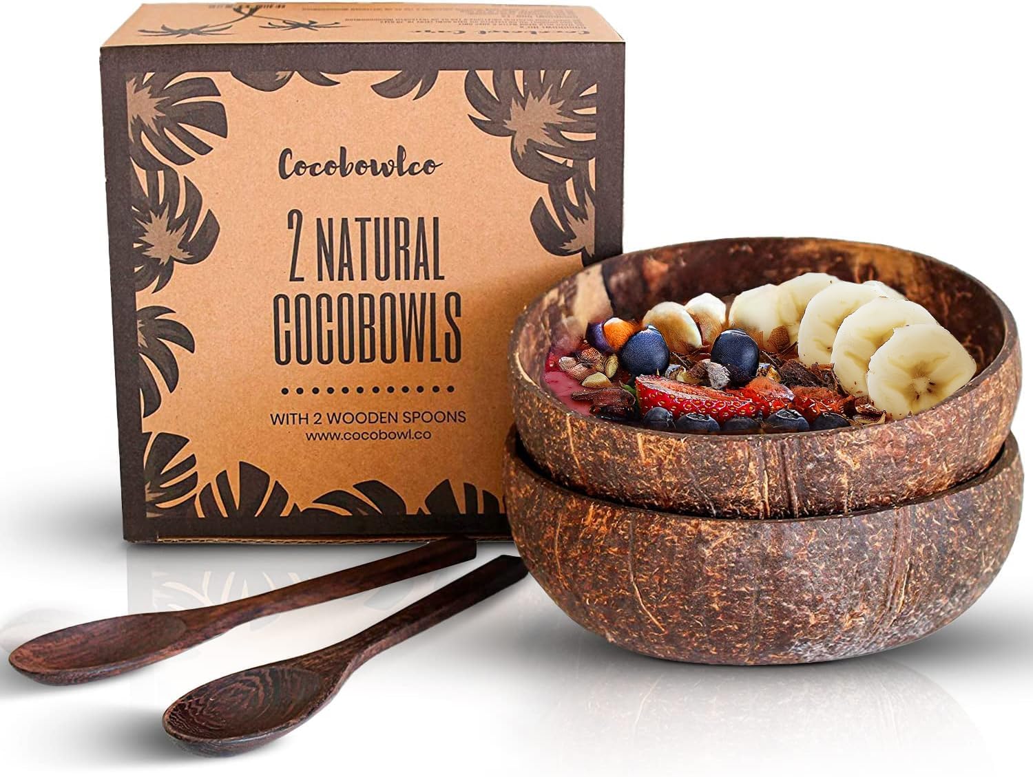 Wooden Spoons Bowl Set