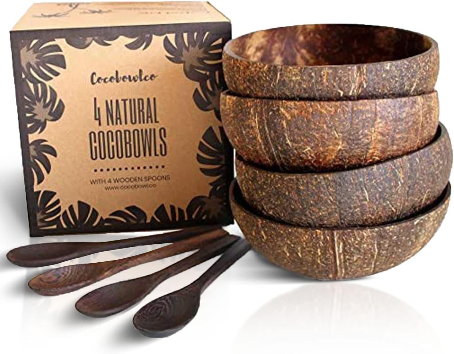 Wooden Spoons Bowl Set