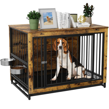 Wooden dog crate