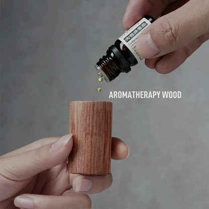 Wooden essential oil aromatherapy diffuser for eco-friendly home fragrance
