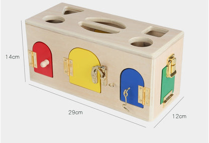 Wooden shape sorter