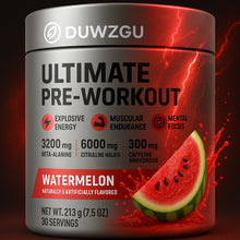 Workout Energy Supplement Bottle
