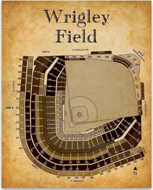 Wrigley Field of Chicago Baseball Seating Chart