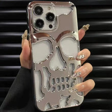 Hollow 3d Skull Callous Phone Case For iPhone 14