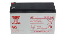 Yuasa Np7-12. Rechargeable 12V 7Ah Lead Acid Battery for Alarm Systems