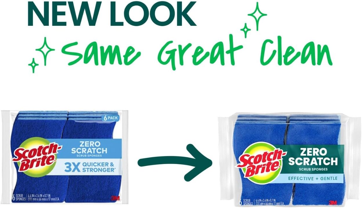 Zero Scratch Scrub Sponge