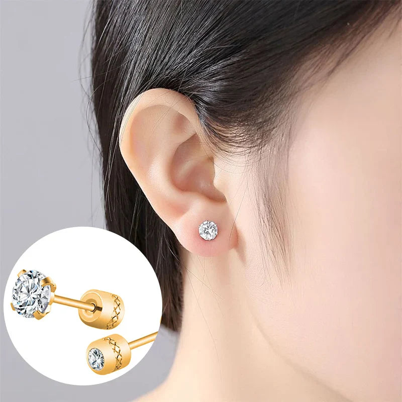 Zircon Ear Studs