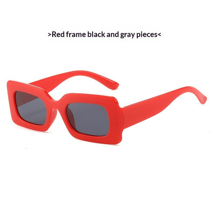 Retro Square Small-Frame Cross-Border Personalized Sunglasses