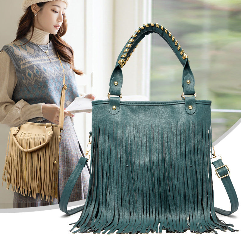 Tassel crossbody bag