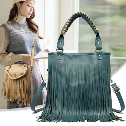 Tassel crossbody bag