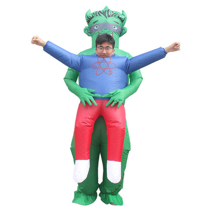 Funny Inflatable Halloween Ninja Alien Costume