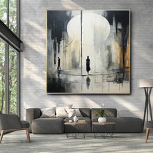 abstract wall painting
