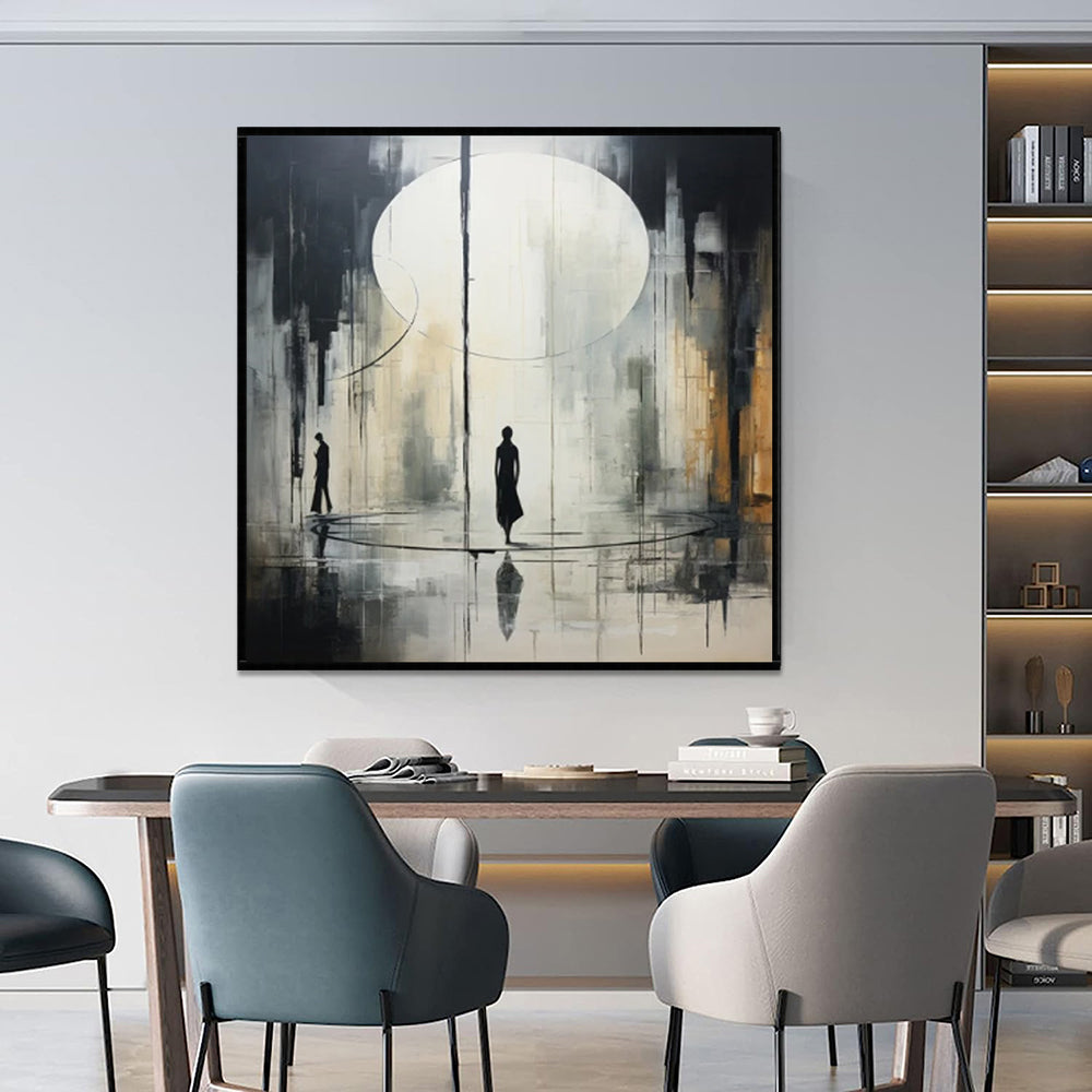abstract wall painting