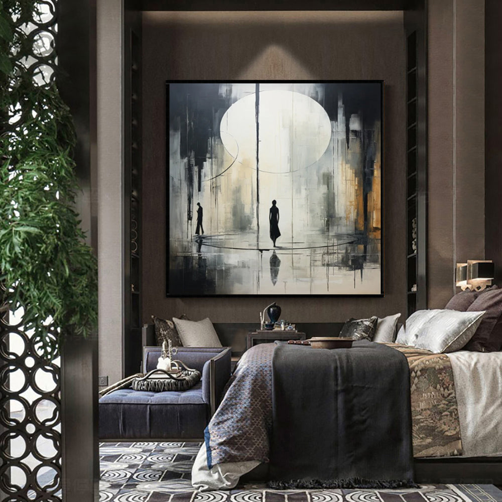 abstract wall painting