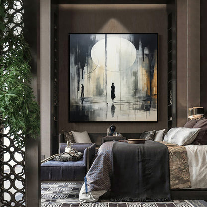 abstract wall painting