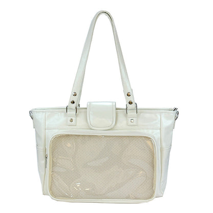 Streetwear anime shoulder bag for concerts and festivals