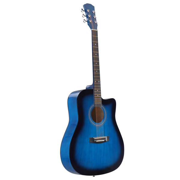acoustic guitar blue