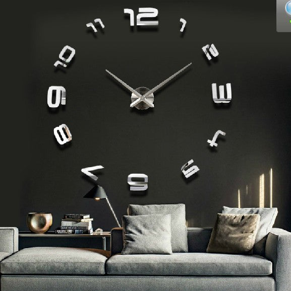 acrylic mirror clock