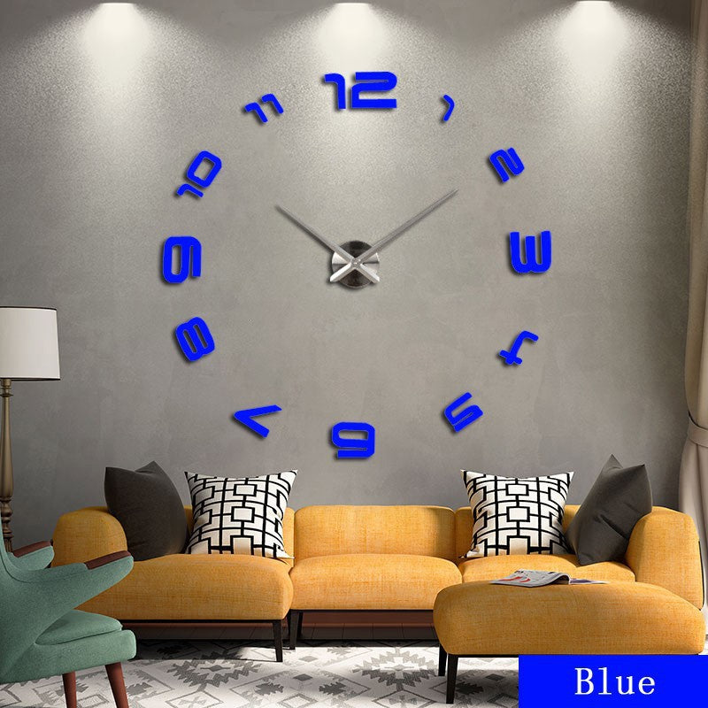 acrylic mirror clock