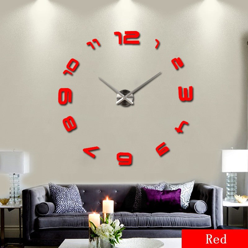 acrylic mirror clock