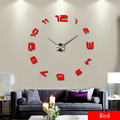 acrylic mirror clock