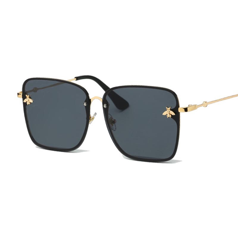 Added Collection Eyewear classic black aviator sunglasses with polarized lenses