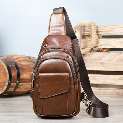 Large-capacity Vintage Crossbody Bag For Men