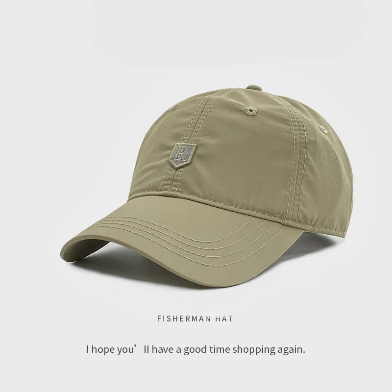 Quick-drying Outdoor Sun Hat with Breathable Fabric and Adjustable Fit for Golf, Fishing, and Summer Protection