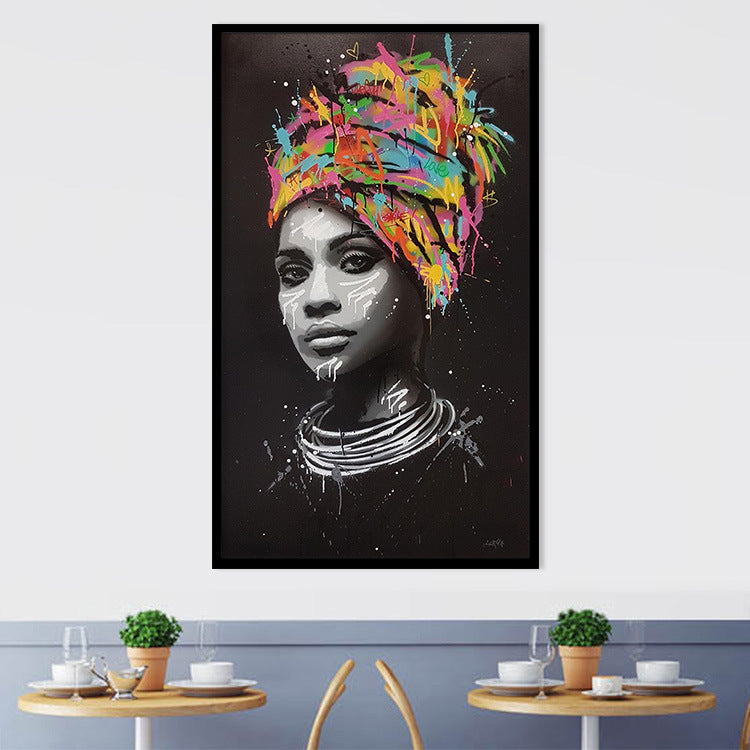 african woman art