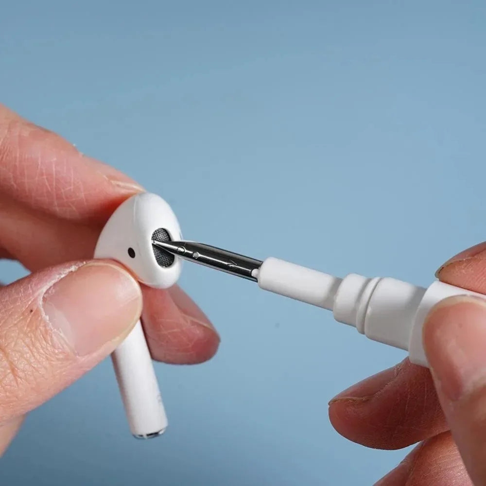 2 in 1 Earphones Cleaning Pen Kit for Airpods and Earbuds with 13 Brush Tools