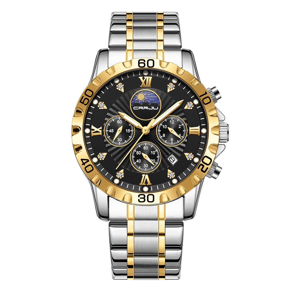 Mens business quartz watch
