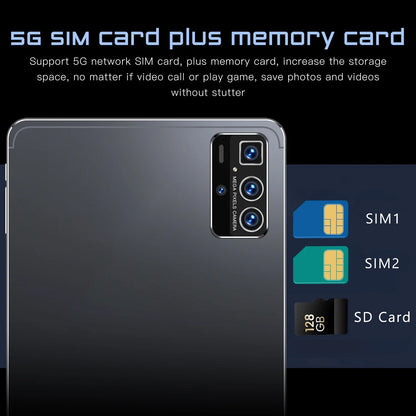 2025 5G Android Tablet with 10.36 inch display, 16GB RAM, 1TB ROM, and 10-core processor