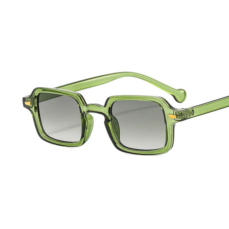 Luxurious rectangle sunglasses for men and women with UV400 protection