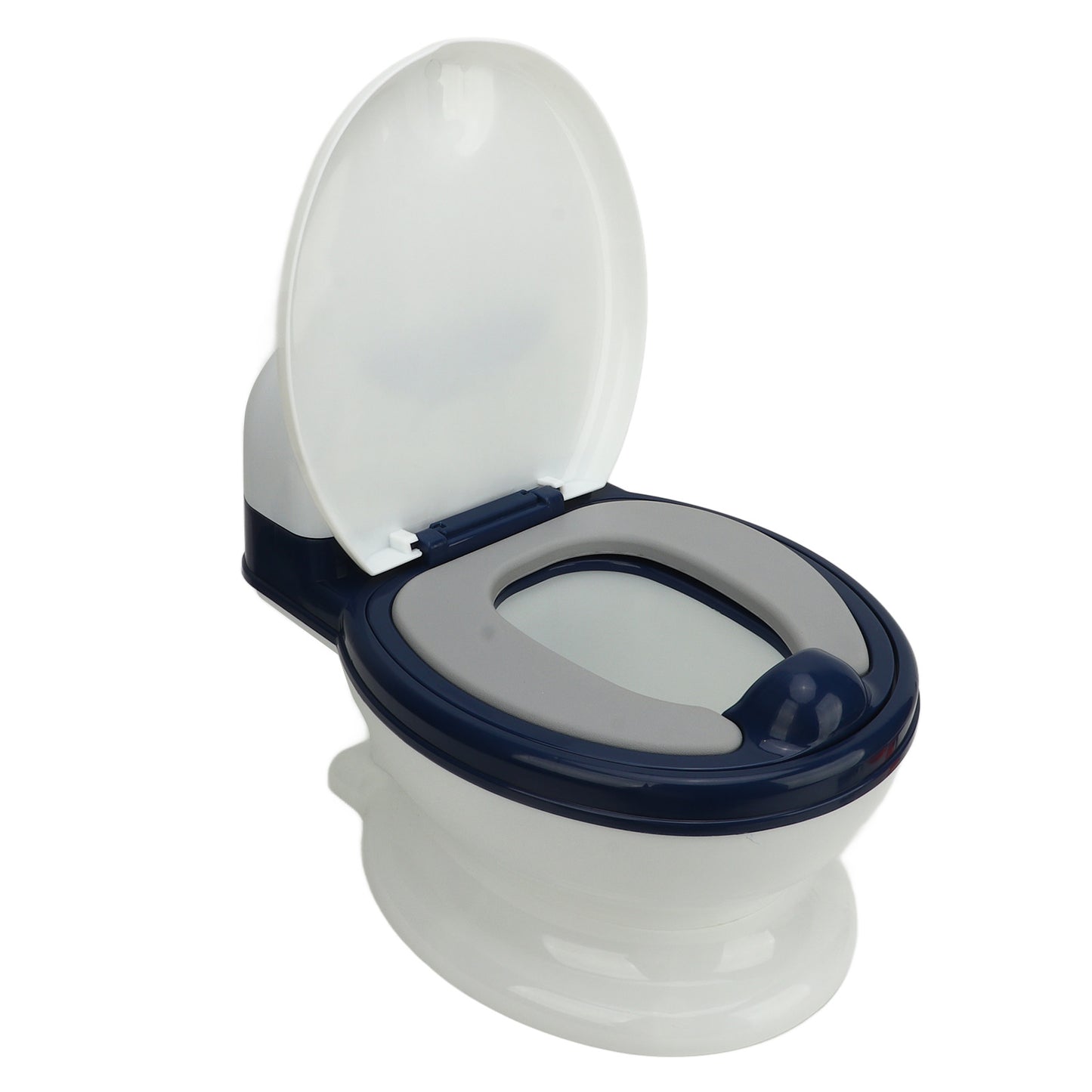 Soft PU toddler potty training seat with anti-slip base and back support

