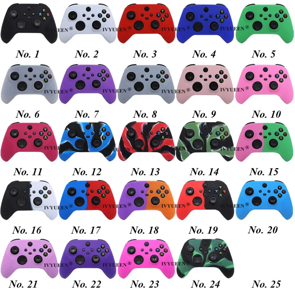 Protective Xbox Series X Controller Silicone Cover with Thumbstick Grips

