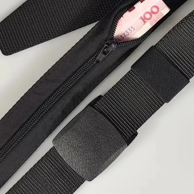 Travel Money Belt for Men with anti-theft hidden pocket for cash

