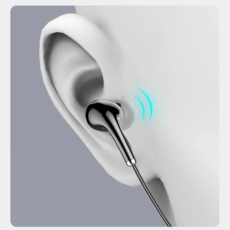 Awei Wired Headphones with Stereo Bass, Mic, and In-Line Control for Phones