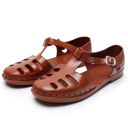 Men's Fashion Vintage Retro Plastic Breathable Shoes
