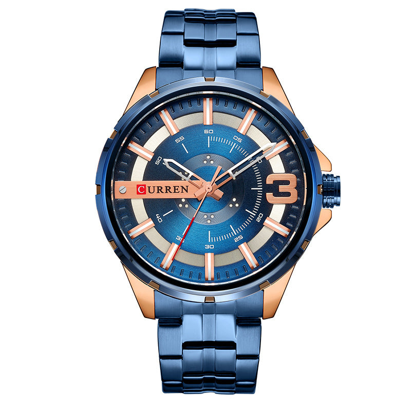 Men's Simple Stainless Steel Business-Casual Watch