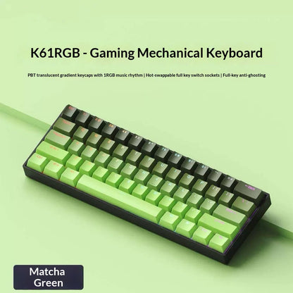 RGB Wired Tea-switch Portable Office Computer Keyboard For Gaming