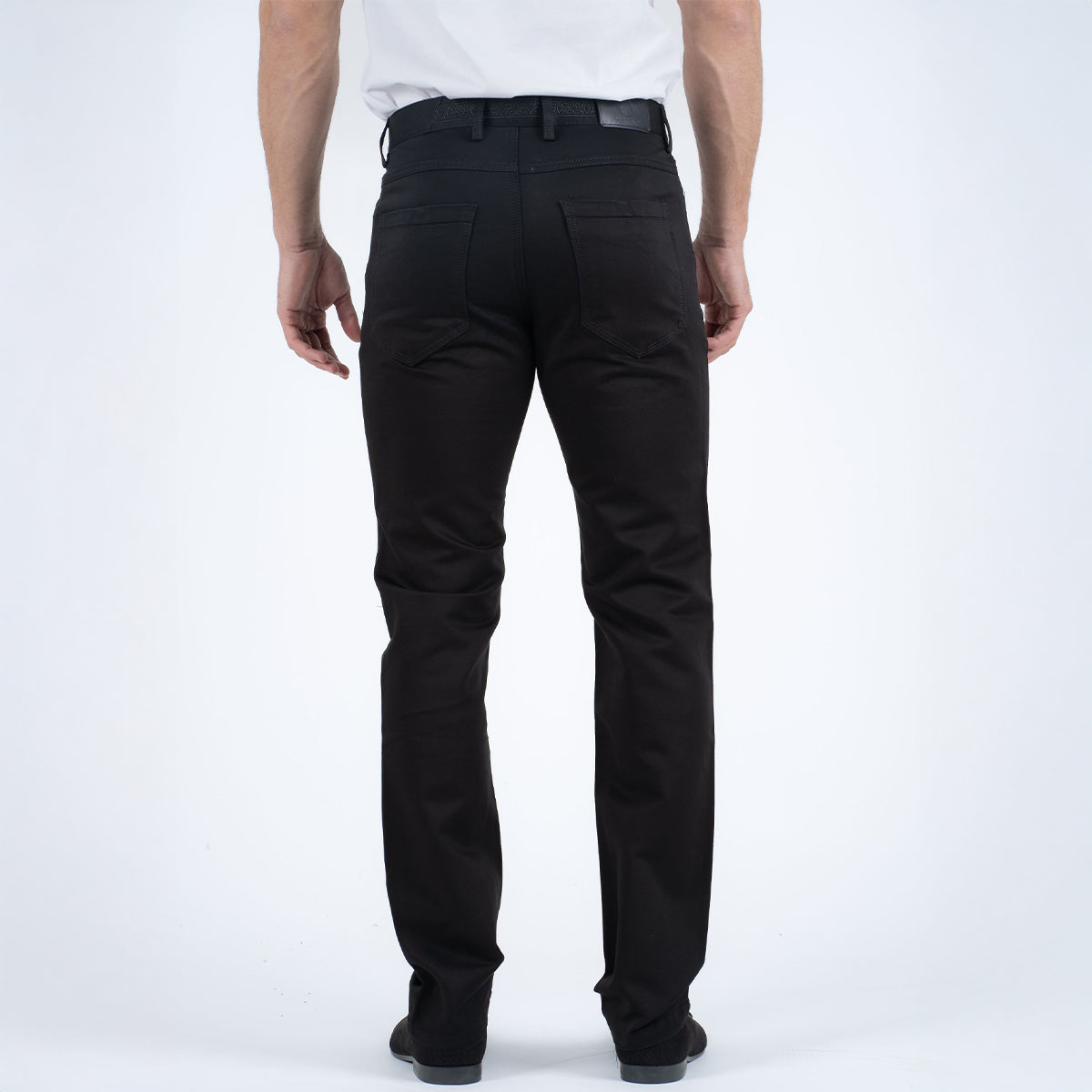 Slade Men's Black Relaxed Fit Stretch Pants - Comfortable and stylish