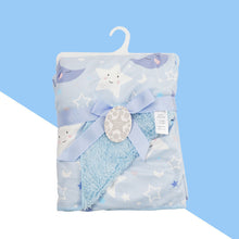 Double layer baby woolen blanket with soft plush fabric for newborn warmth

