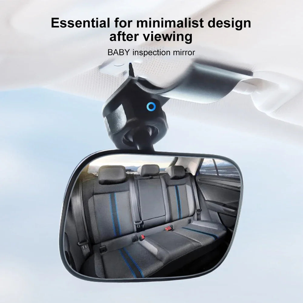 Adjustable baby car mirror for rear-facing infant safety